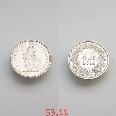 Лот: 15596728. Фото: 1. монета Швейцария ½ франка, 2014г... Остальные страны
