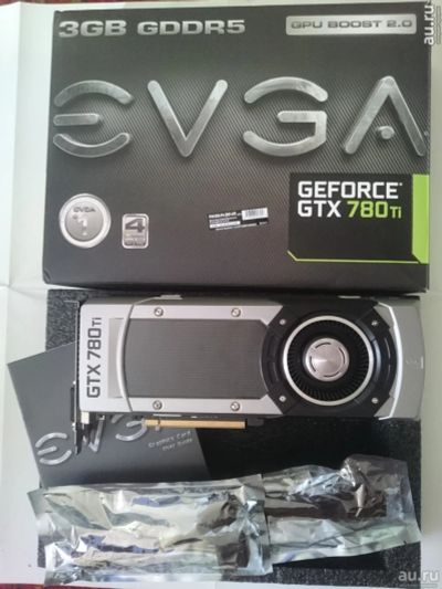 Лот: 12977670. Фото: 1. EVGA gtx 780ti 3gb. Видеокарты