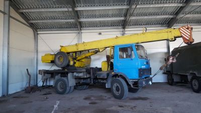 Лот: 9858260. Фото: 1. Автокран МАЗ 5337 1995г.в. Грузовики, автобусы, спецтехника