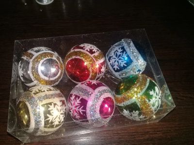 Лот: 15027167. Фото: 1. набор новогодних шаров с рубля. Воздушные шары