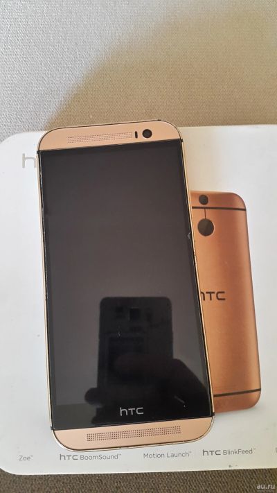 Лот: 16494373. Фото: 1. Смартфон HTC One M8 Gold 5" Full... Смартфоны
