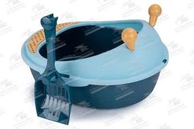 Лот: 24075652. Фото: 1. Туалет для кошек &quot;Высокий... Миски, лотки, наполнители