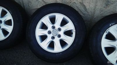 Лот: 17856787. Фото: 1. Колеса диски летняя резина Toyota... Шины на дисках