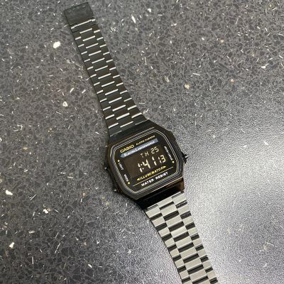 Лот: 15714638. Фото: 1. Часы Casio Alarm Chrono Black... Ремешки, браслеты