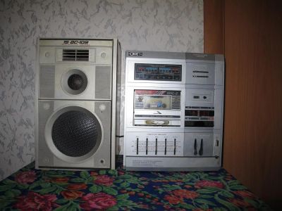 Лот: 3855448. Фото: 1. Комета М-225С-2 (1989 года) с... Кассетные деки, магнитофоны