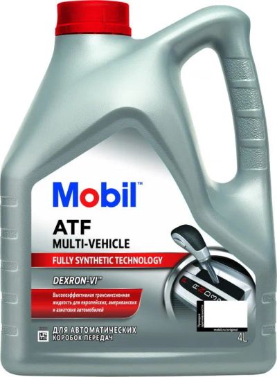 Лот: 20330634. Фото: 1. Mobil ATF multivehicle 4л. Масла, жидкости