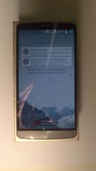 Лот: 5075712. Фото: 1. LG (D855) G3 LTE (разбит экран... Смартфоны