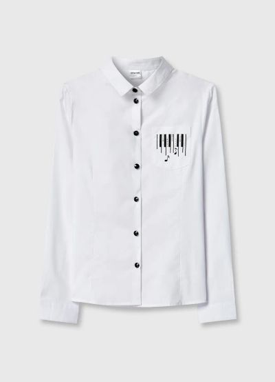 Лот: 21282076. Фото: 1. Новая с этикеткой белая блузка... Школьная форма