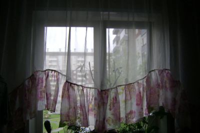 Лот: 4132066. Фото: 1. Кухонная штора. Шторы, тюль