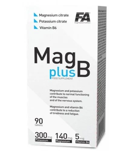 Лот: 11050924. Фото: 1. Mag Plus B 90 таб. Fitness Authority... Спортивное питание, витамины