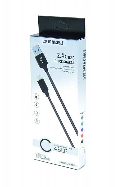 Лот: 16328408. Фото: 1. Кабель USB 2А Orbita KM-108 (iPhone5... Дата-кабели, переходники