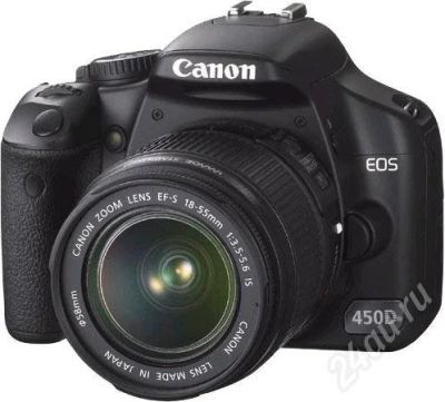 Лот: 493563. Фото: 1. Зеркальная камера Canon 450D+объектив... Цифровые зеркальные