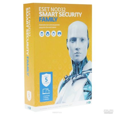 Лот: 13005115. Фото: 1. Eset NOD32 Smart Security Family... Системные