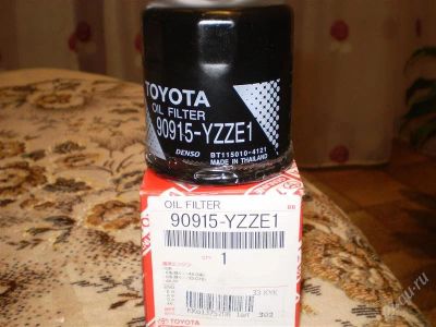 Лот: 1256117. Фото: 1. фильтр масляный Toyota 90915-YZZE1. Расходные материалы