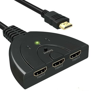 Лот: 12646012. Фото: 1. Сплиттер HDMI на 3 порта 4K... Шлейфы, кабели, переходники