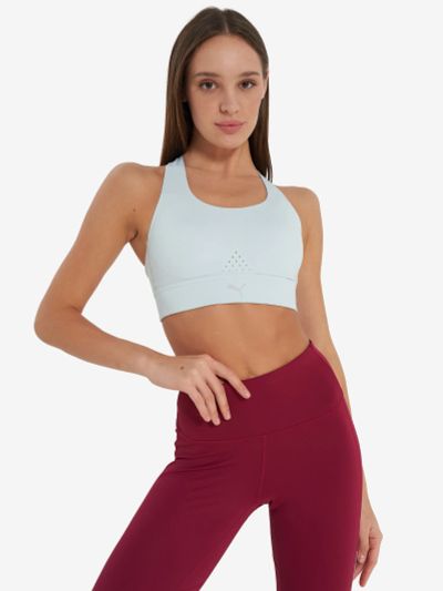 Лот: 25758118. Фото: 1. Топ бра спортивный PUMA, Голубой. Другое (спортивная одежда)