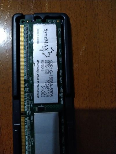 Лот: 14799910. Фото: 1. Оперативная память DDR2 1gb SyncMAX... Оперативная память