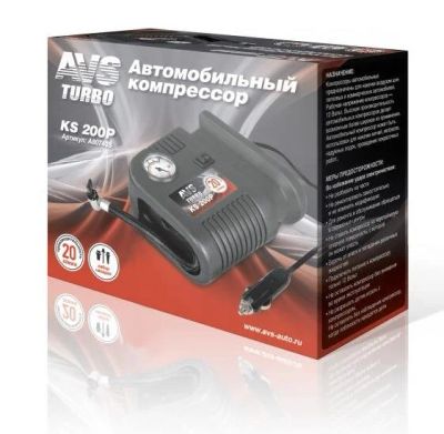Лот: 10527949. Фото: 1. Компрессор автомобильный AVS Turbo... Электроприборы для автомобиля