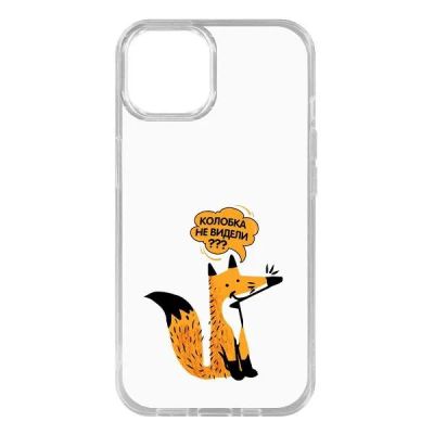 Лот: 25051209. Фото: 1. Чехол Krutoff Clear Case "Лиса... Чехлы, бамперы