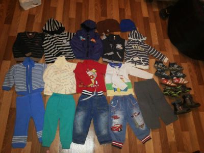 Лот: 9046328. Фото: 1. Одежда и обувь для мальчика одним... Костюмы, пиджаки, комбинезоны