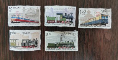 Лот: 18668851. Фото: 1. Марки. 1978. Польша. История локомотивов. Марки