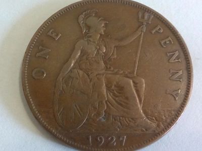 Лот: 19158435. Фото: 1. Монета Великобритании 1 пенни... Великобритания и острова