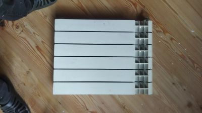 Лот: 25727360. Фото: 1. Алюминиевые радиаторы + краны. Радиаторы отопления, полотенцесушители