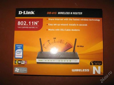Лот: 1612661. Фото: 1. Маршрутизатор D-Link DIR-615. Маршрутизаторы (роутеры)