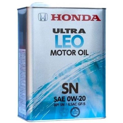 Лот: 11853033. Фото: 1. HONDA ULTRA LEO SN/GF-5 0W20 4л... Масла, жидкости