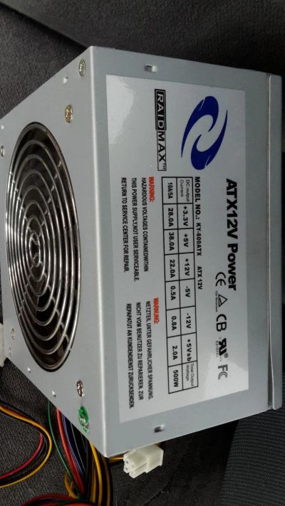 Лот: 7232913. Фото: 1. Блок питания KY-600ATX Raidmax... Корпуса, блоки питания