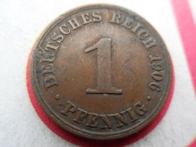 Лот: 10789187. Фото: 1. Германия 1 пфенниг 1906 (A). Германия и Австрия