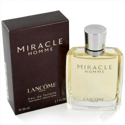 Лот: 2851058. Фото: 1. Miracle Homme от Lancome 50мл... Мужская парфюмерия