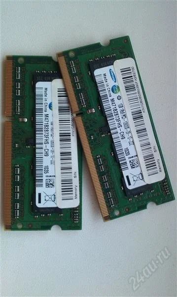 Лот: 2174418. Фото: 1. SO-DIMM DDR3 2x1GB. Оперативная память