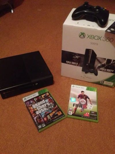 Лот: 5031980. Фото: 1. Xbox360 + 500gb + 4 игры + новый. Игровые приставки, консоли