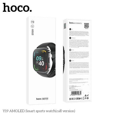 Лот: 22145513. Фото: 1. SMART WATCH HOCO Y19 AMOLED call... Смарт-часы, фитнес-браслеты, аксессуары