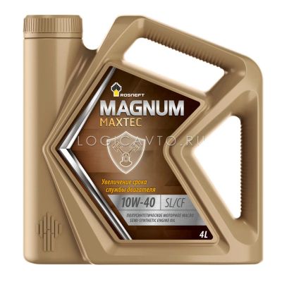 Лот: 12103782. Фото: 1. Rosneft Magnum Maxtec 10W-40... Расходные материалы