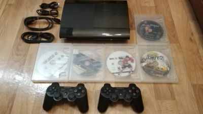 Лот: 11885778. Фото: 1. Sony Playstation 3 Super Slim... Консоли