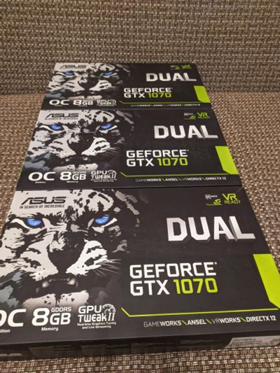 Лот: 16972101. Фото: 1. Доставка! 3 шт. Asus Dual GeForce... Видеокарты