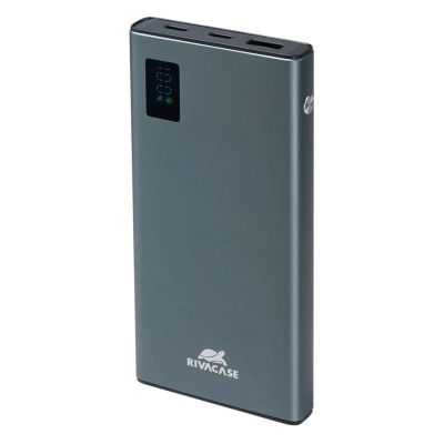 Лот: 24596831. Фото: 1. Внешний аккумулятор RIVACASE 10000mAh... Внешние, портативные аккумуляторы для смартфонов (Power bank)