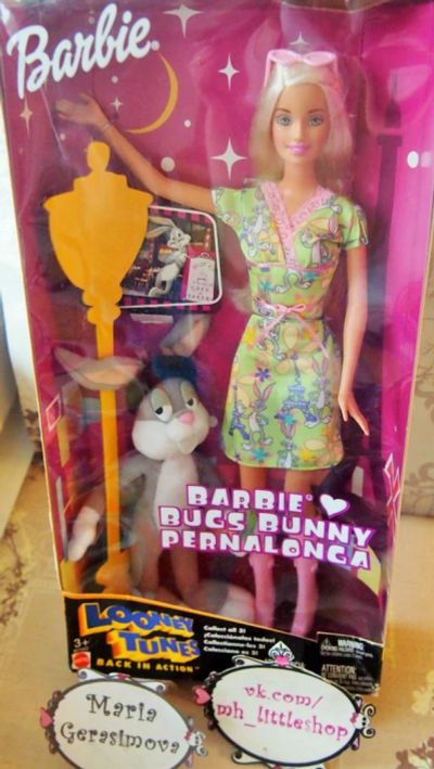 Лот: 4677986. Фото: 1. 2003 Barbie loves Bugs Bunny Барби... Куклы и аксессуары