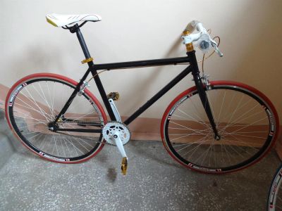 Лот: 3262895. Фото: 1. Fixed Gear, черный. Велосипеды