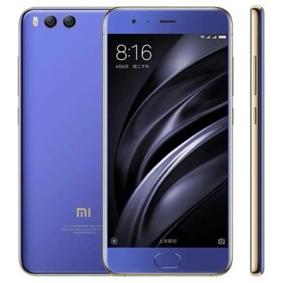 Лот: 10932456. Фото: 1. Xiaomi Mi6, 64GB+4GB Синий, Гарантия... Смартфоны