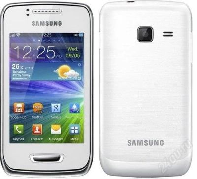 Лот: 2827861. Фото: 1. Samsung Wave Y S5380 white/белый. Смартфоны