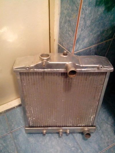 Лот: 11288986. Фото: 1. радиатор алюминиевый 60mm ajs. Двигатель и элементы двигателя