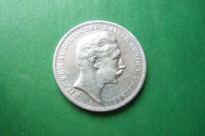 Лот: 16959021. Фото: 1. Германия Пруссия 3 марки 1909... Германия и Австрия