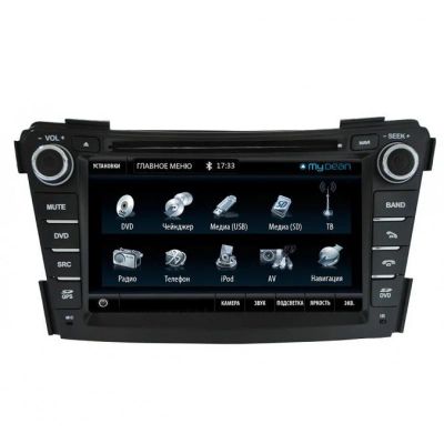 Лот: 4317268. Фото: 1. Штатная магнитола Hyundai I40... Автомагнитолы