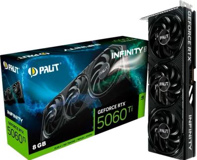 Лот: 25799725. Фото: 1. 8Gb Palit RTX 5060 Ti Infinity... Видеокарты