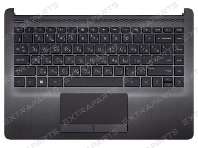 Лот: 25270868. Фото: 1. Топ-панель для HP 14-cf серая. Клавиатуры для ноутбуков