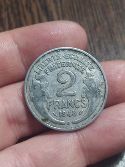 Лот: 18868527. Фото: 1. Франция. 2 франка. 1948г. Европа