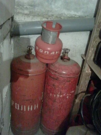 Лот: 3281057. Фото: 1. Баллоны пропан 50 л. 2 шт. Баллоны, газ в баллонах